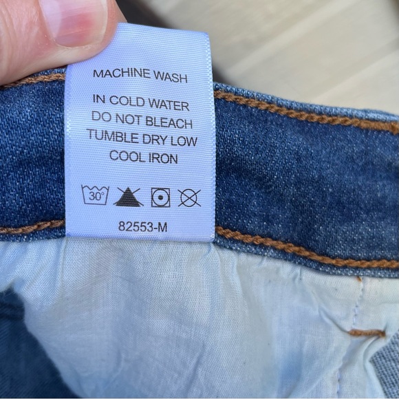 Judy Blue High Waist Wide Leg Jean #JB82553MD Sz 13/31 - Picture 5 of 16